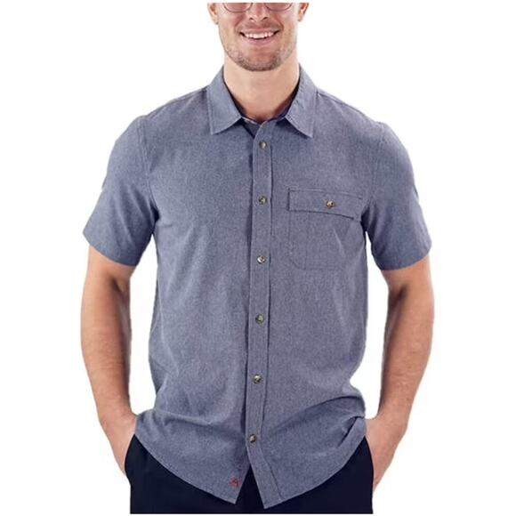 Set of 2 Avalanche Outdoor Supply Men's Short Sleeve Performance Button Up XXL - Picture 8 of 8